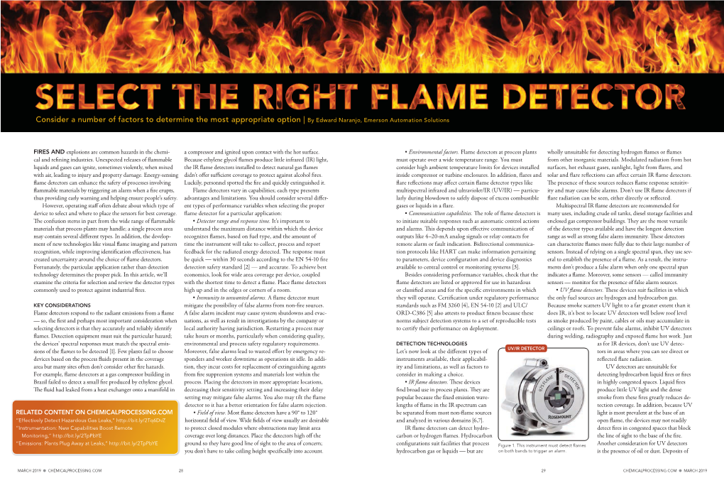 Do You Know Which Factors to Consider When Selecting a Flame Detector?