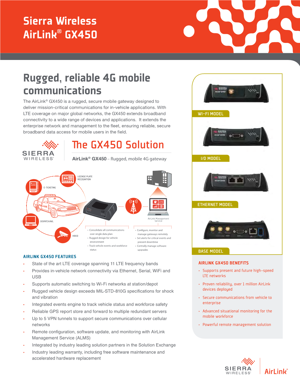 Airlink GX450 Datasheet LS.Indd