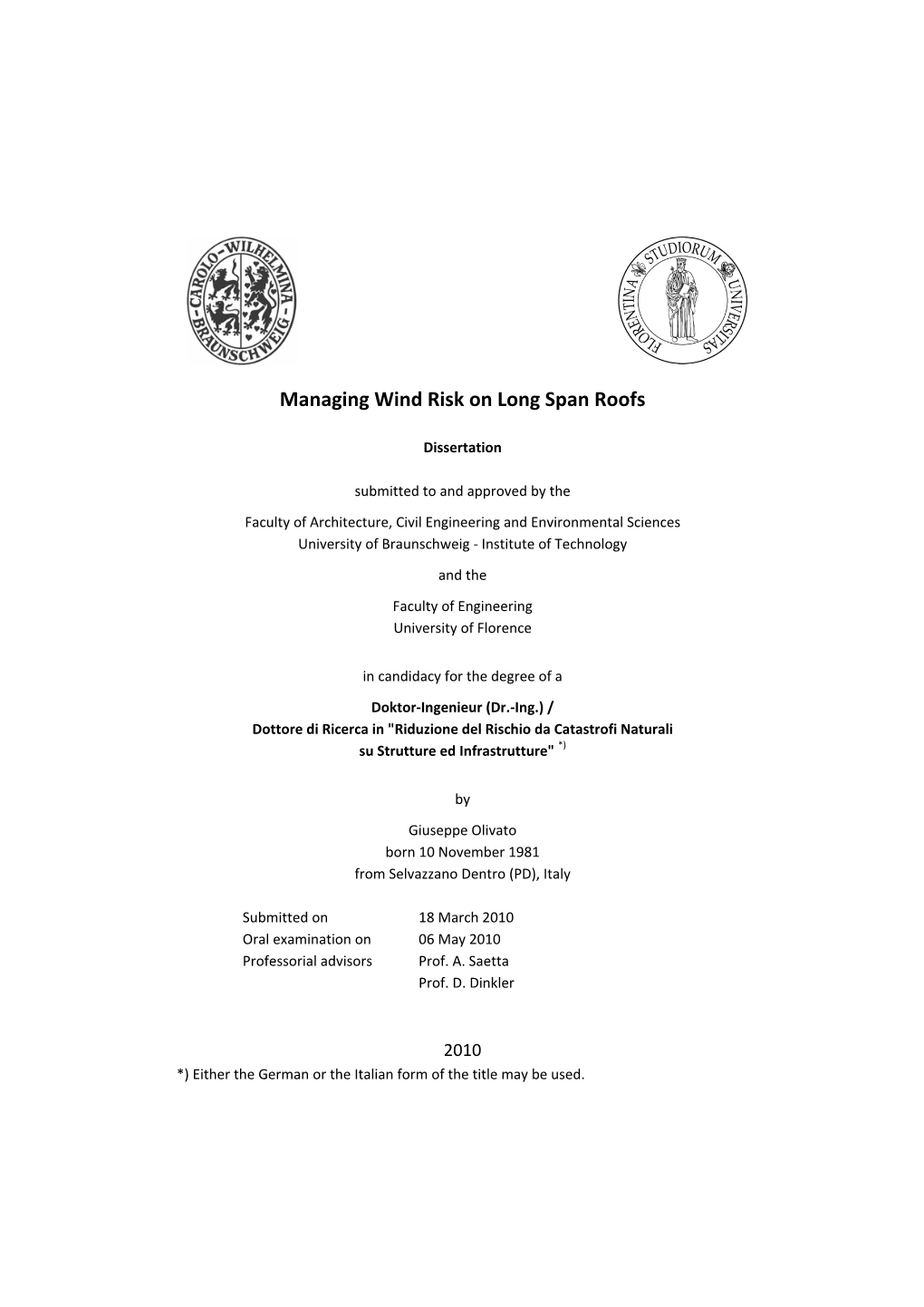 Managing Wind Risk on Long Span Roofs