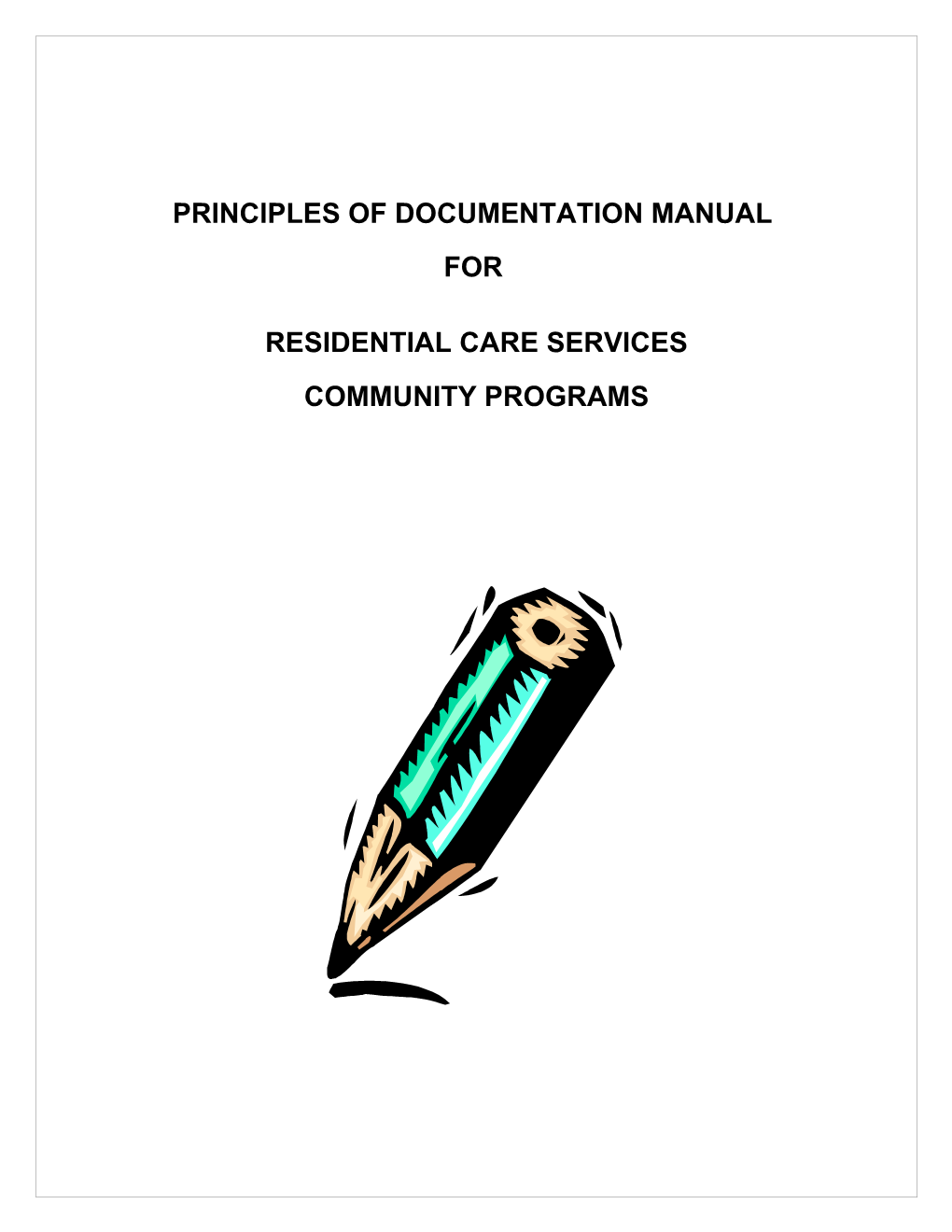 Principles of Documentation