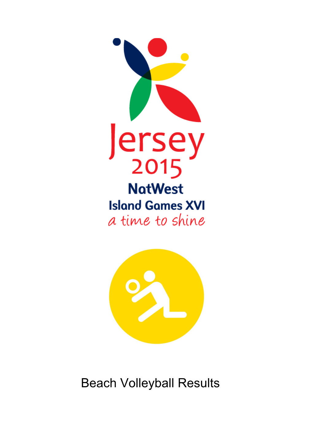 Beach Volleyball Results Natwest Island Games ‐ Jersey 2015