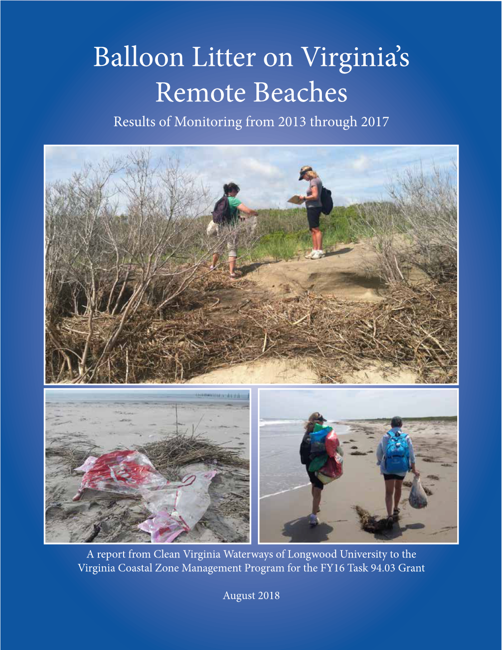 Balloon Litter on Virginia's Remote Beaches