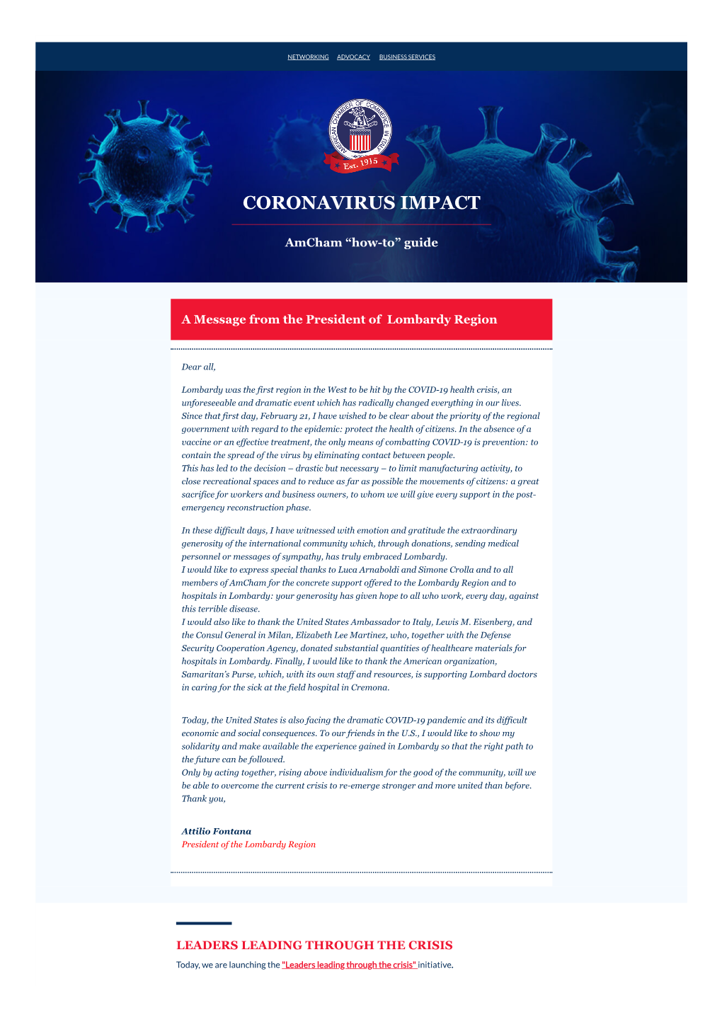 Coronavirus Impact