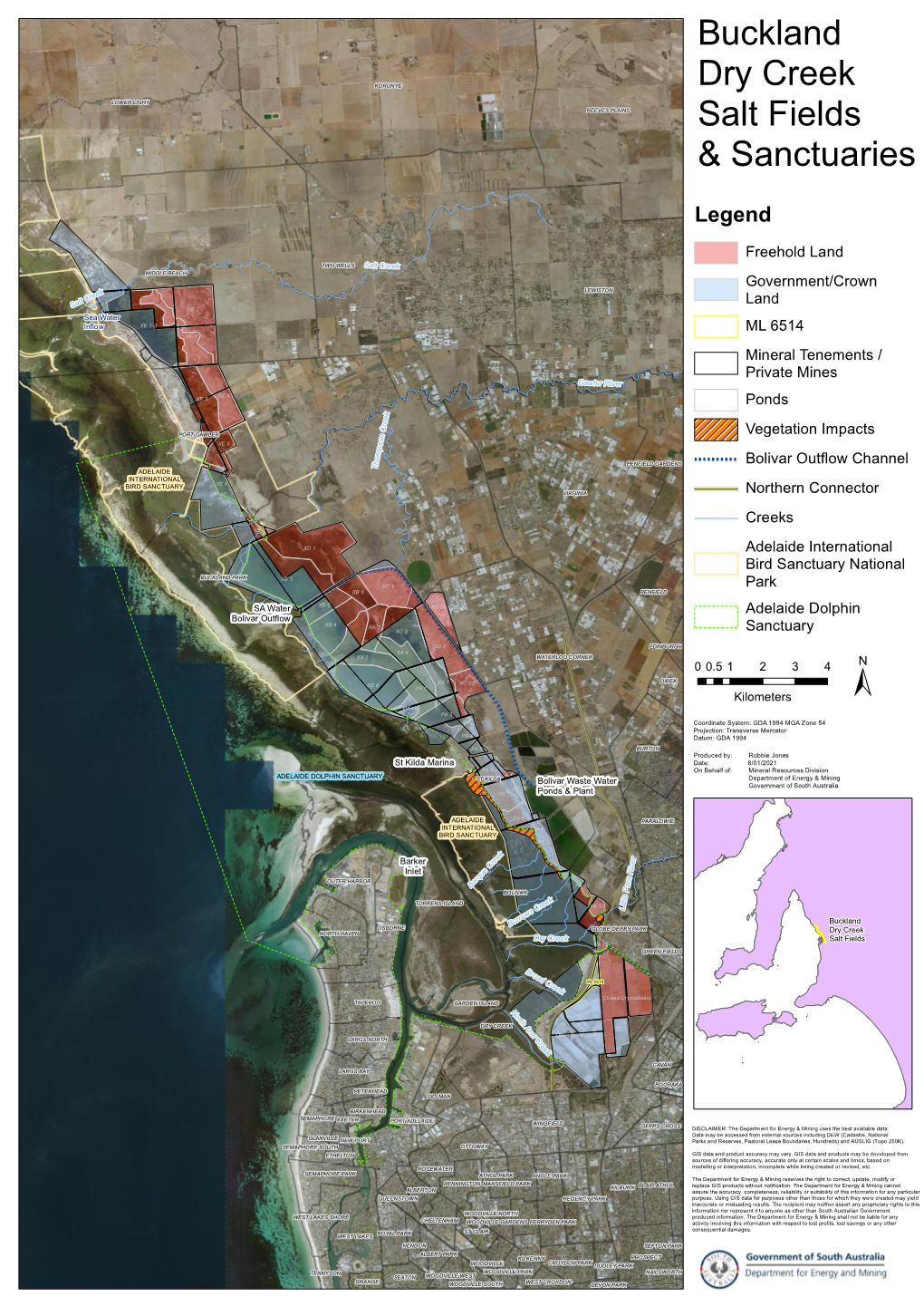 Buckland Dry Creek Salt Fields & Sanctuaries