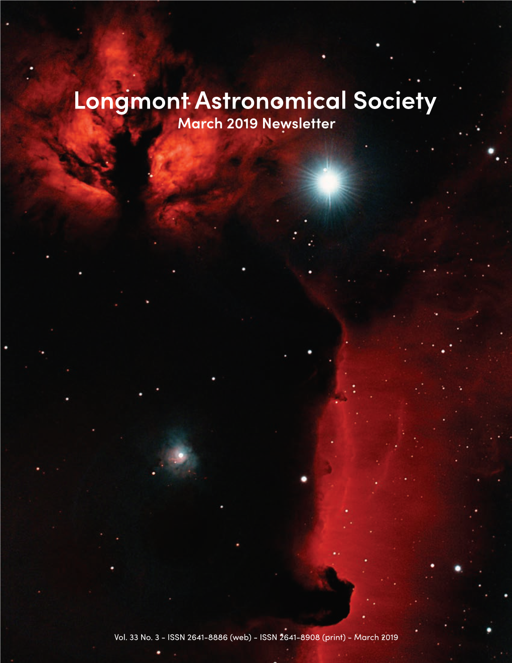 Longmont Astronomical Society March 2019 Newsletter