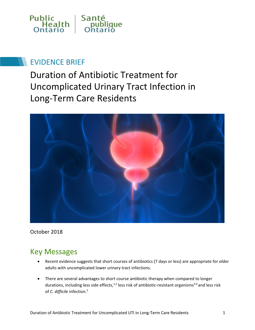 Duration of Antibiotic Treatment for Uncomplicated Urinary Tract Infection in Long-Term Care Residents