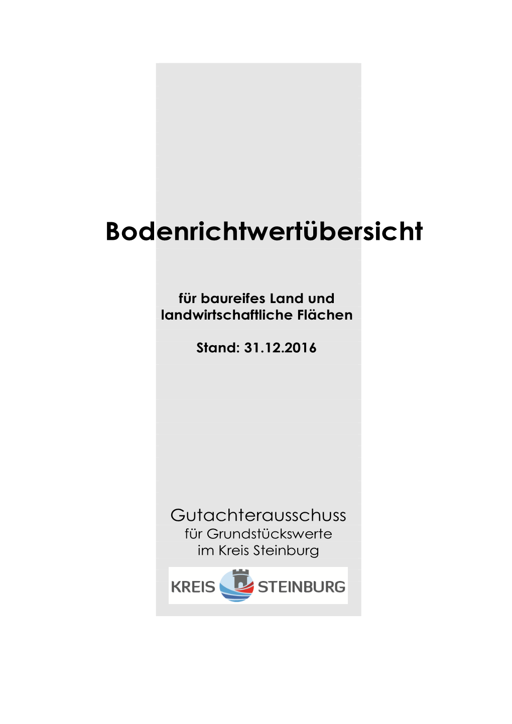 Bodenrichtwerte 31.12.2016