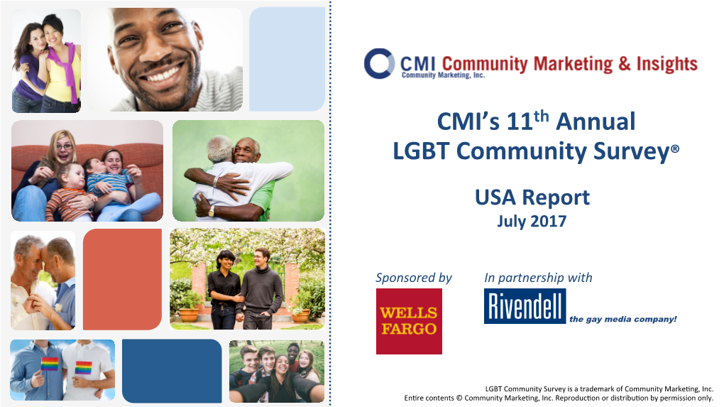 CMI 11Th US LGBT Community Survey