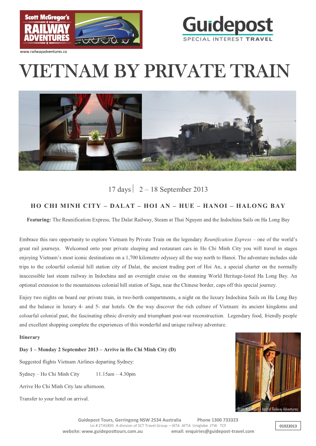 Vietnam by Private Train