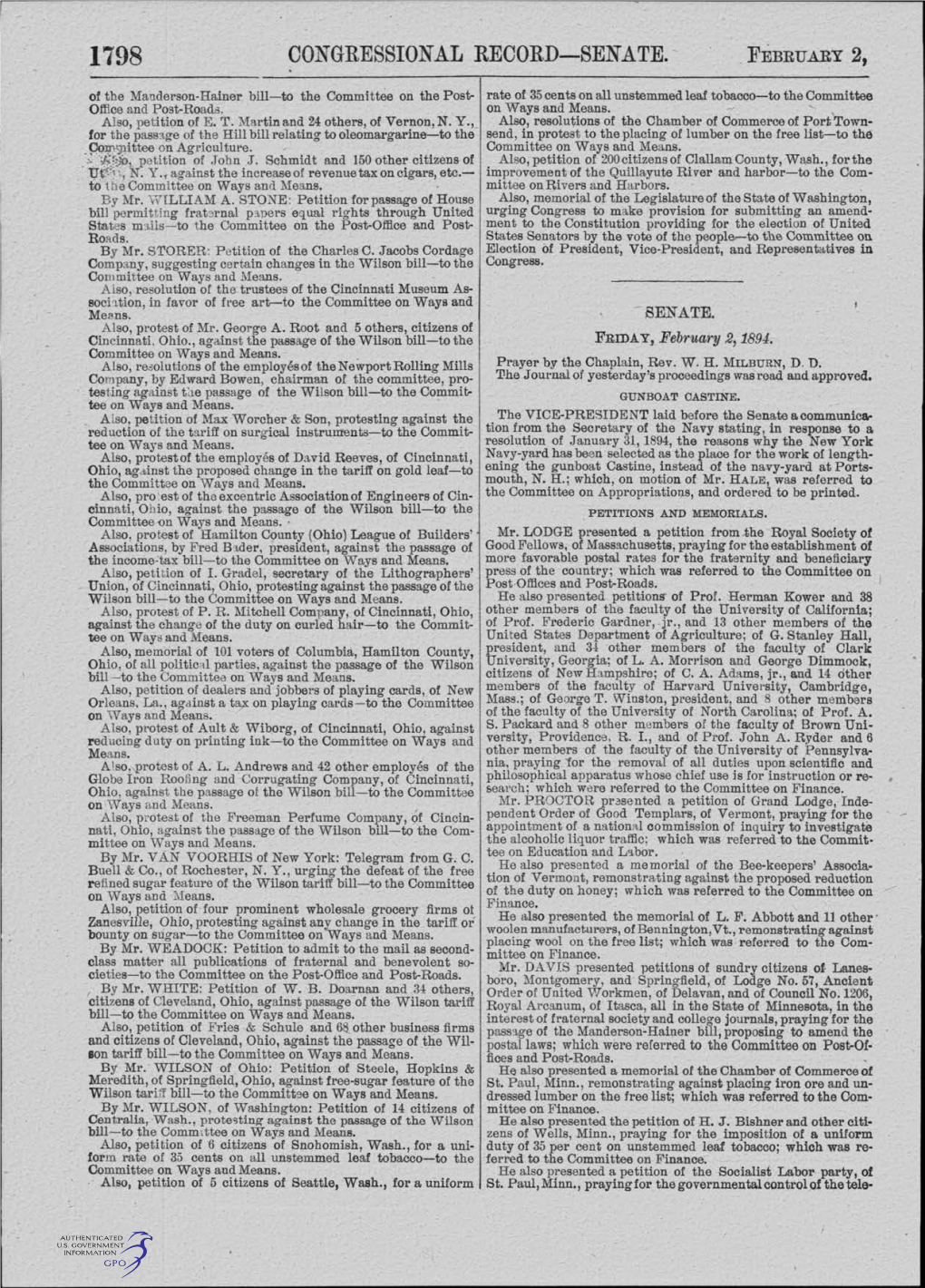 Congressional Record-Senate