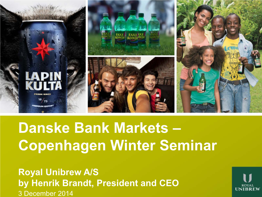 Danske Bank Markets – Copenhagen Winter Seminar