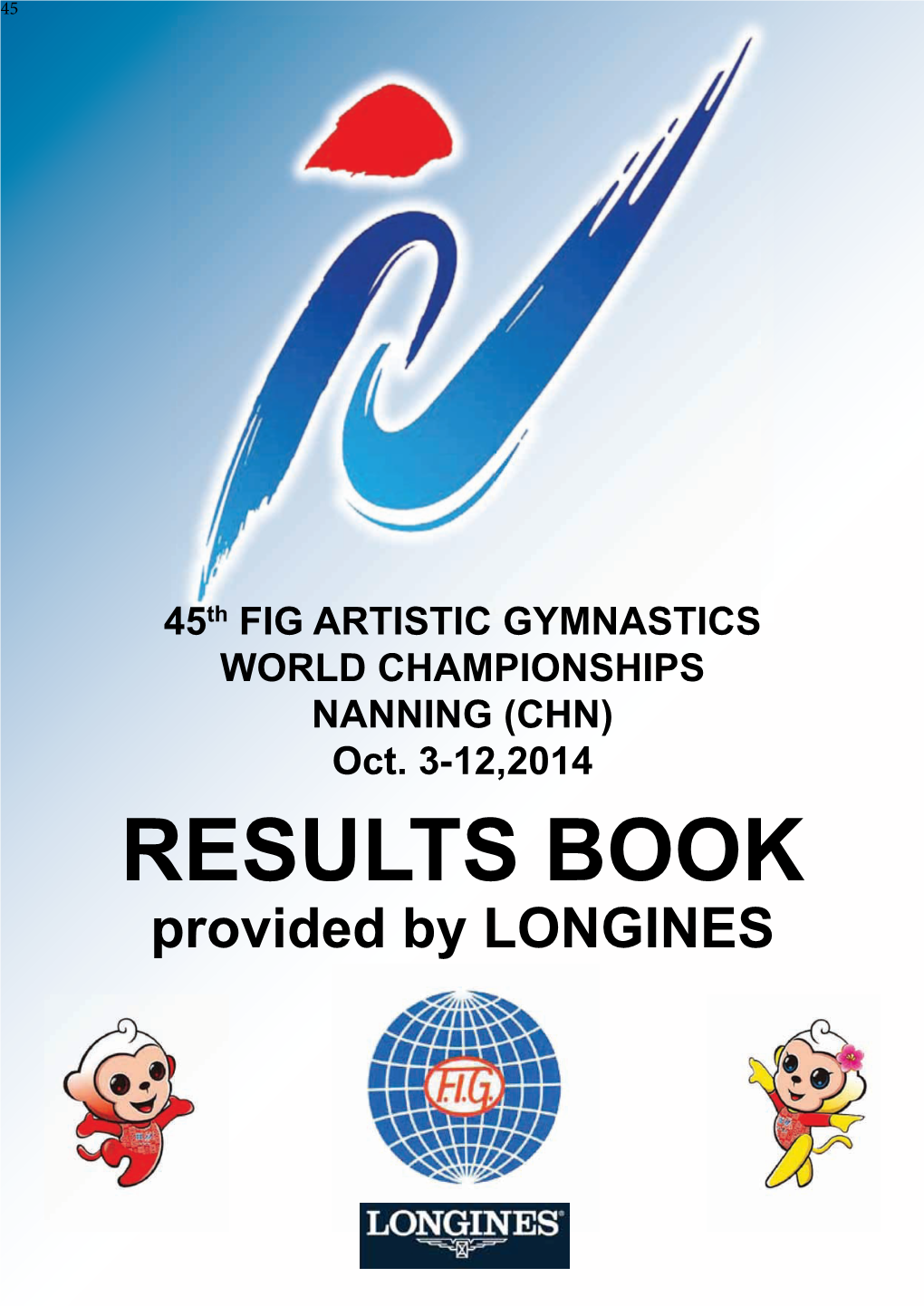 RESULTS BOOK Provided by LONGINES Elegance Is an Attitude