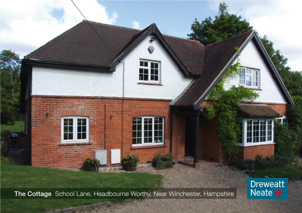 The Cottage School Lane, Headbourne Worthy, Near