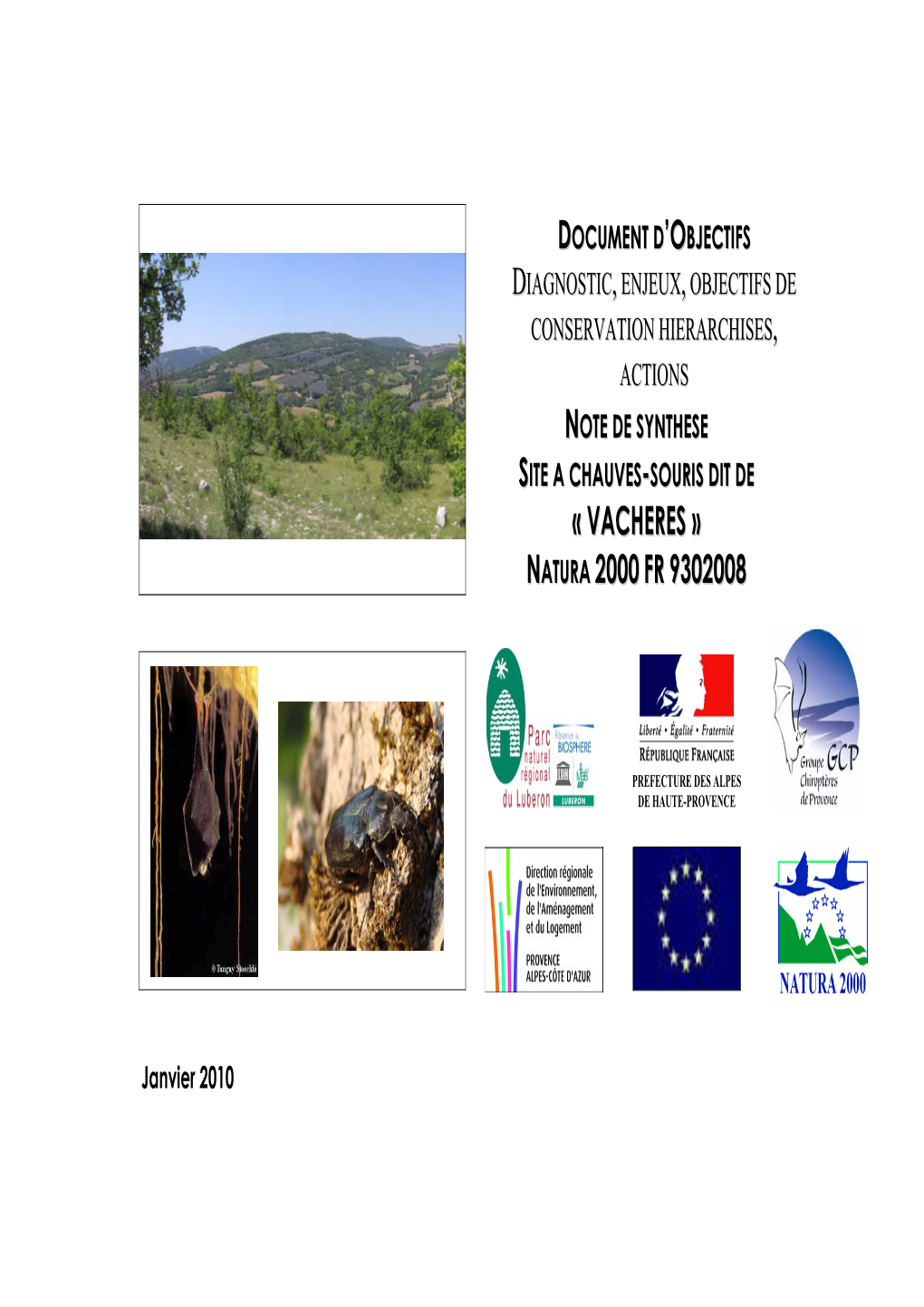 Note De Synthese Site a Chauves-Souris Dit De « Vacheres » Natura 2000 Fr 9302008