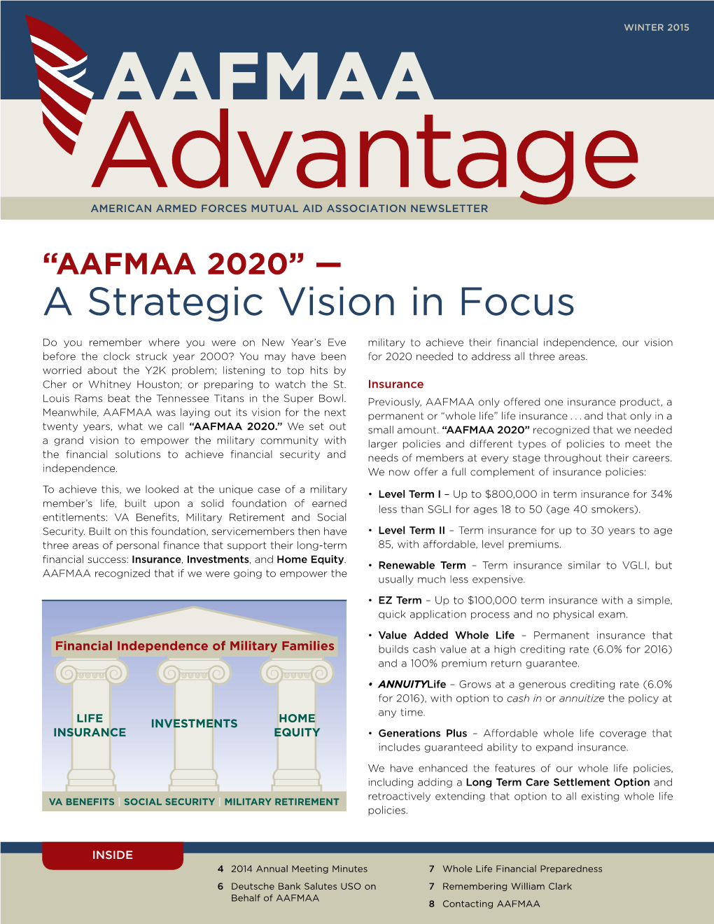 AAFMAA 2020” — a Strategic Vision in Focus