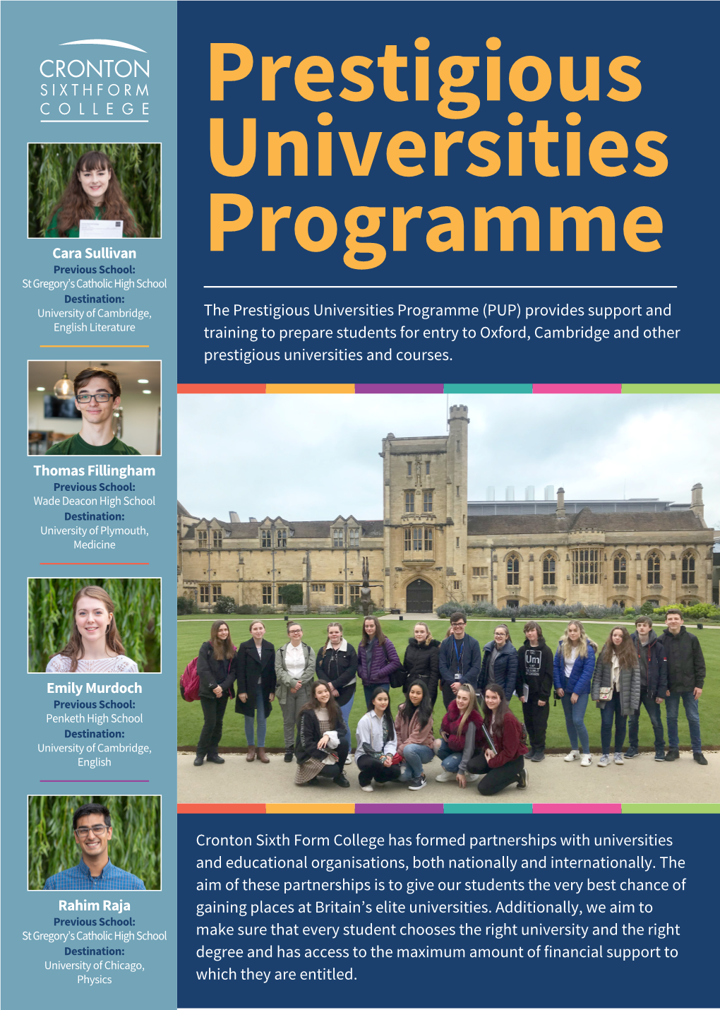 Prestigious Universities Programme Leaflet 2020