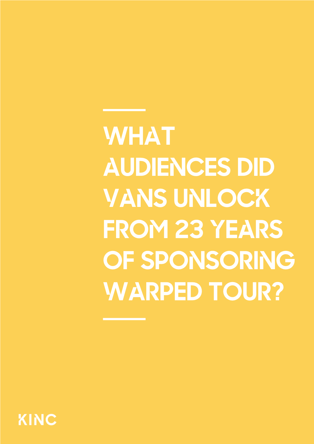 What Audiences Did Vans Unlock from 23 Years Of