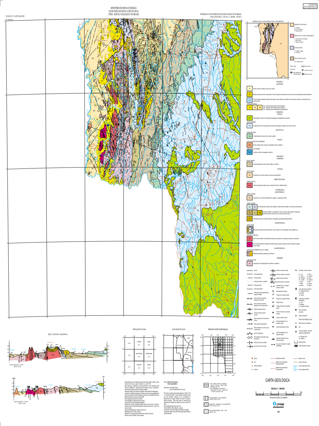 Carta Geológica