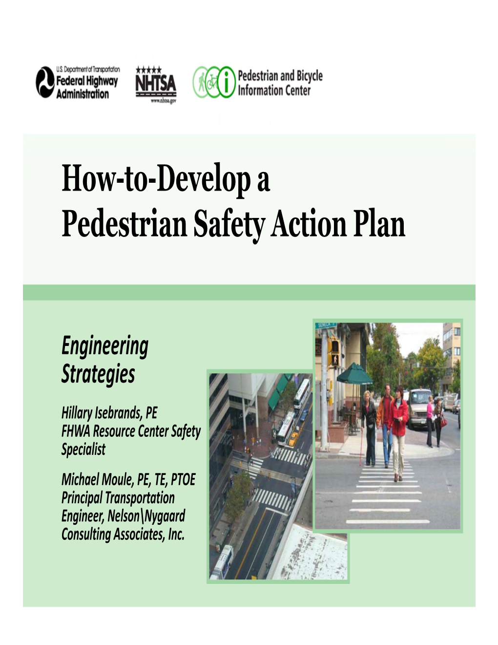 How-To-Develop a Pedestrian Safety Action Plan