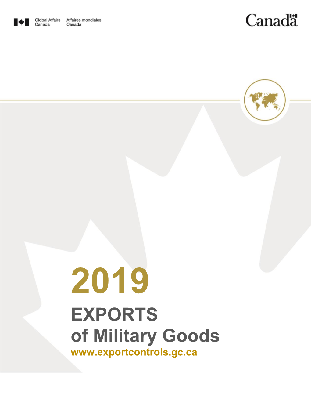 EXPORTS of Military Goods