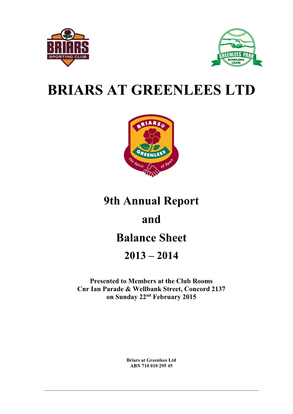 Briars at Greenlees Ltd