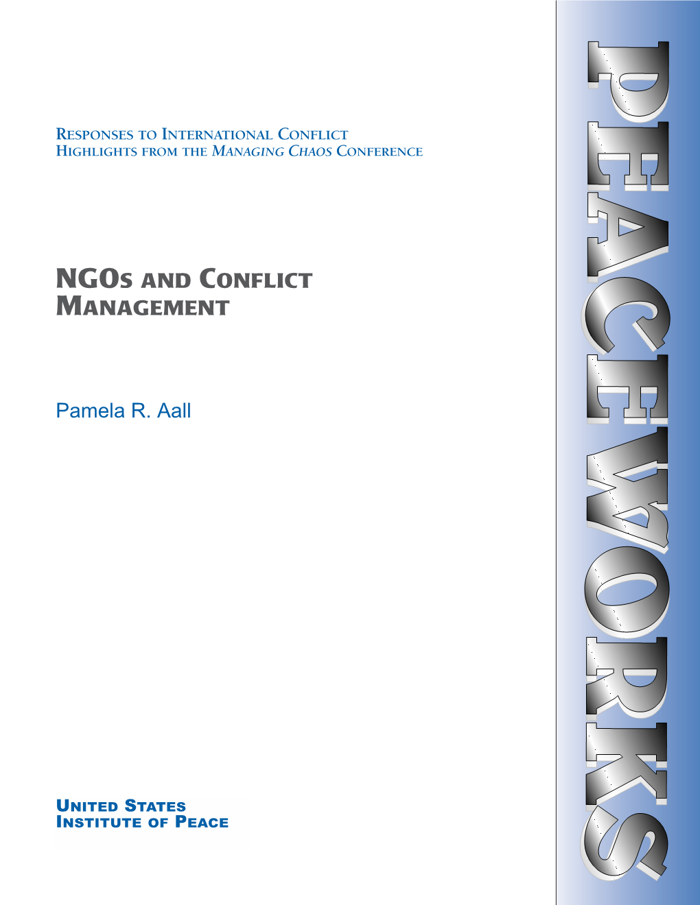 Ngos and Conflict Management