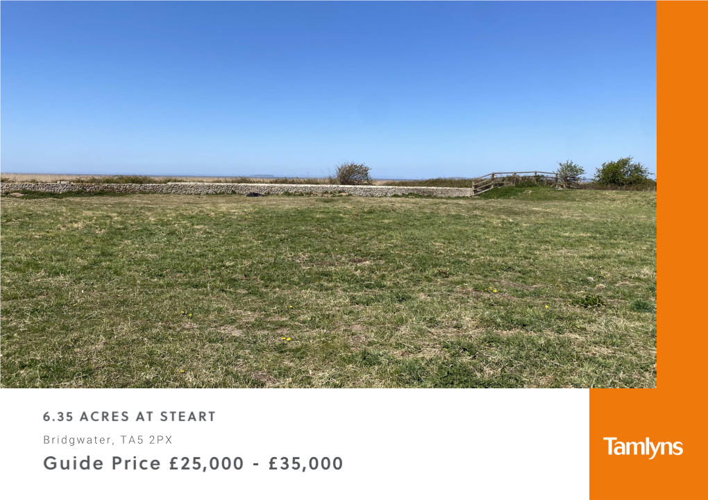 6.35 Acres at Steart