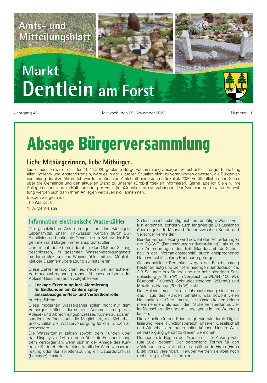 Markt Dentlein Am Forst