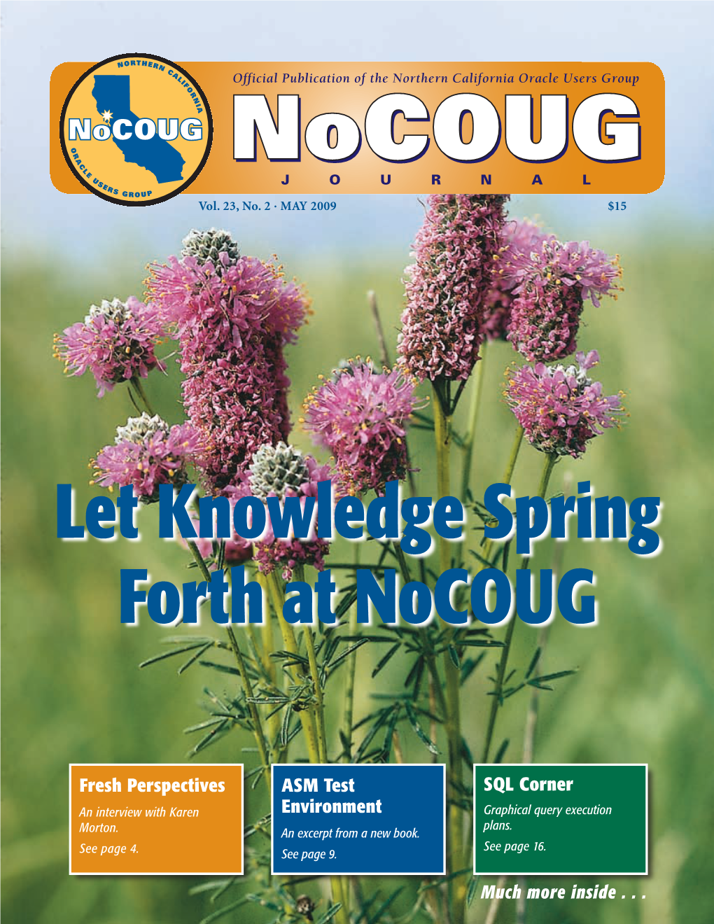 Let Knowledge Spring Forth at Nocoug