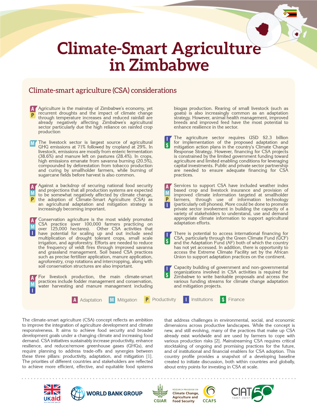 Climate-Smart Agriculture in Zimbabwe