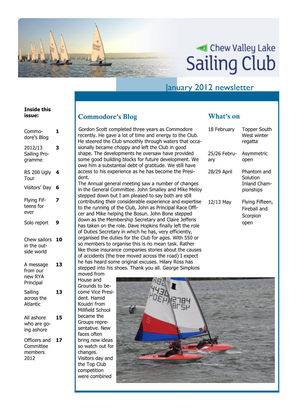 January Newsletter 2012