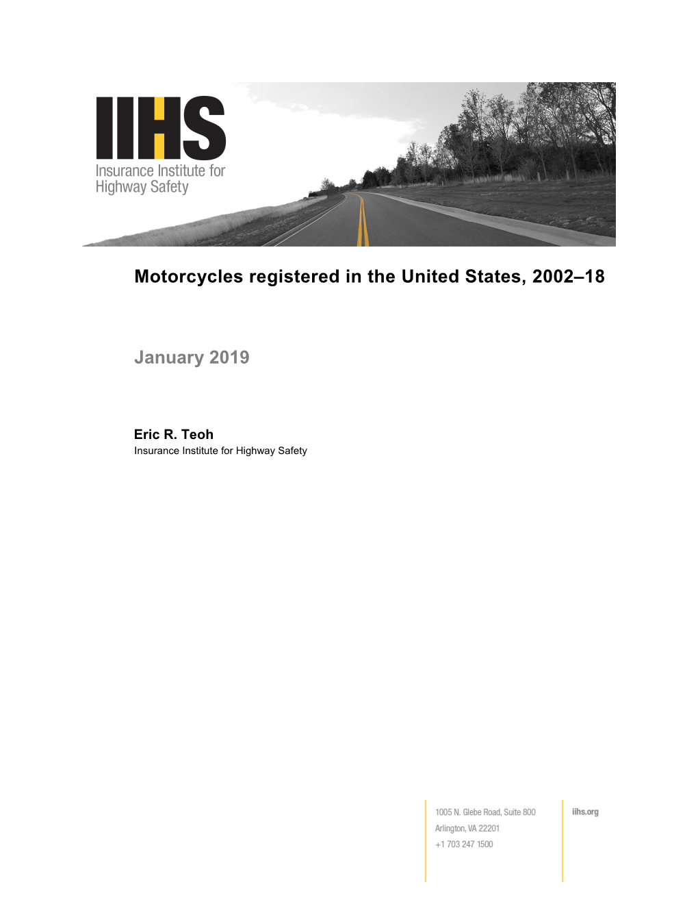 Motorcycles Registered in the United States, 2002–18