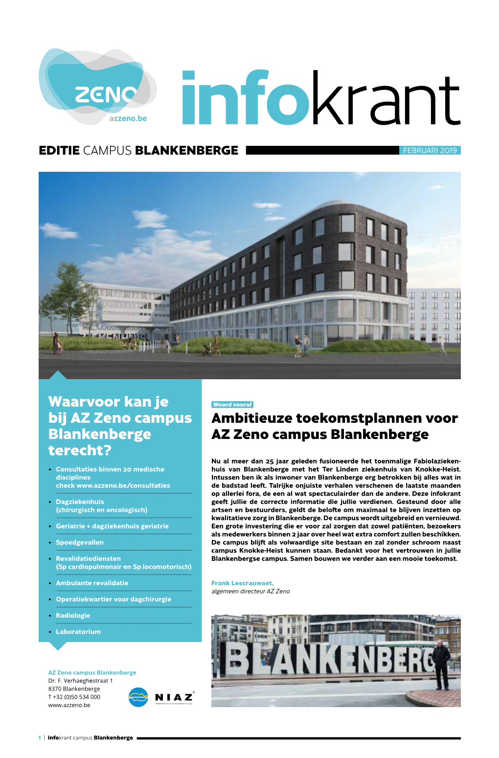 Waarvoor Kan Je Bij AZ Zeno Campus Blankenberge Terecht?