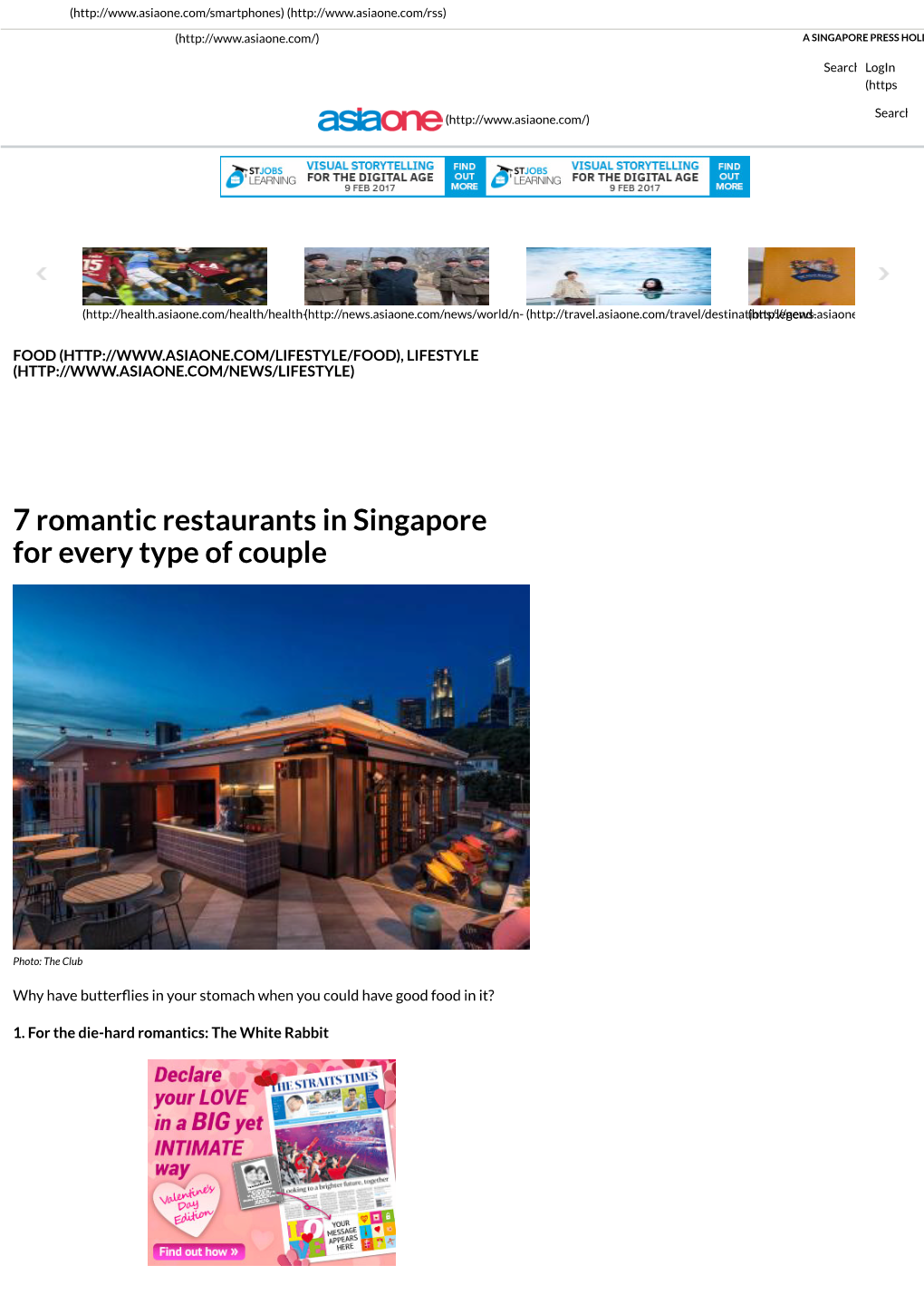 7 Romantic Restaurants in Singapore for Every Type of Couple
