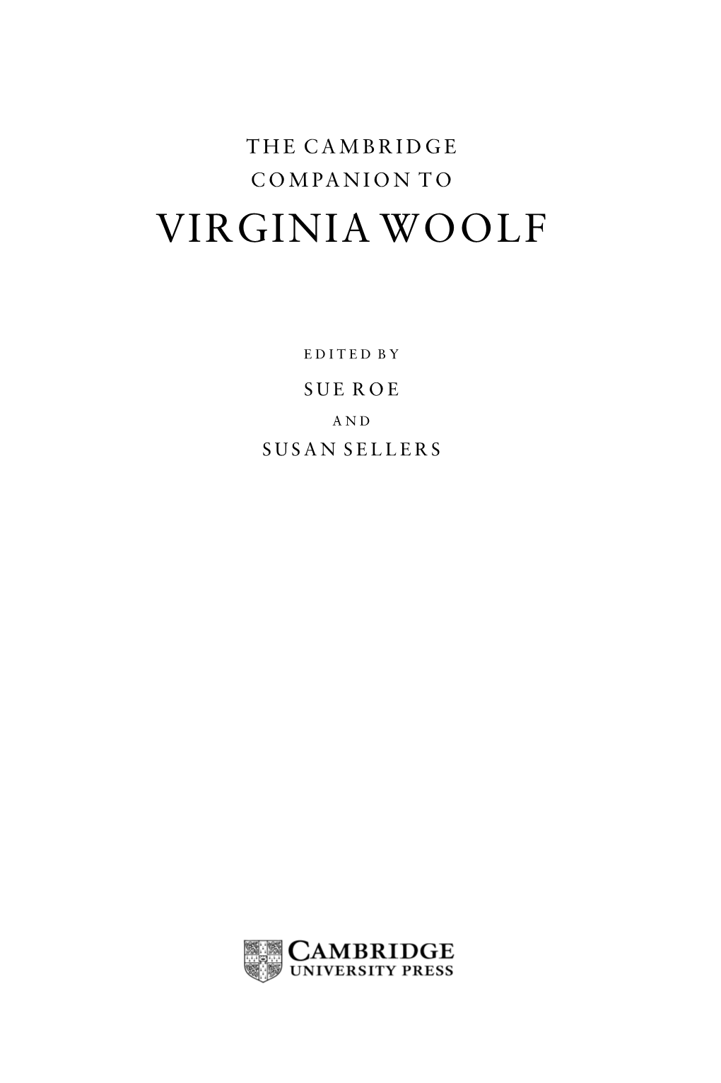 Virginia Woolf