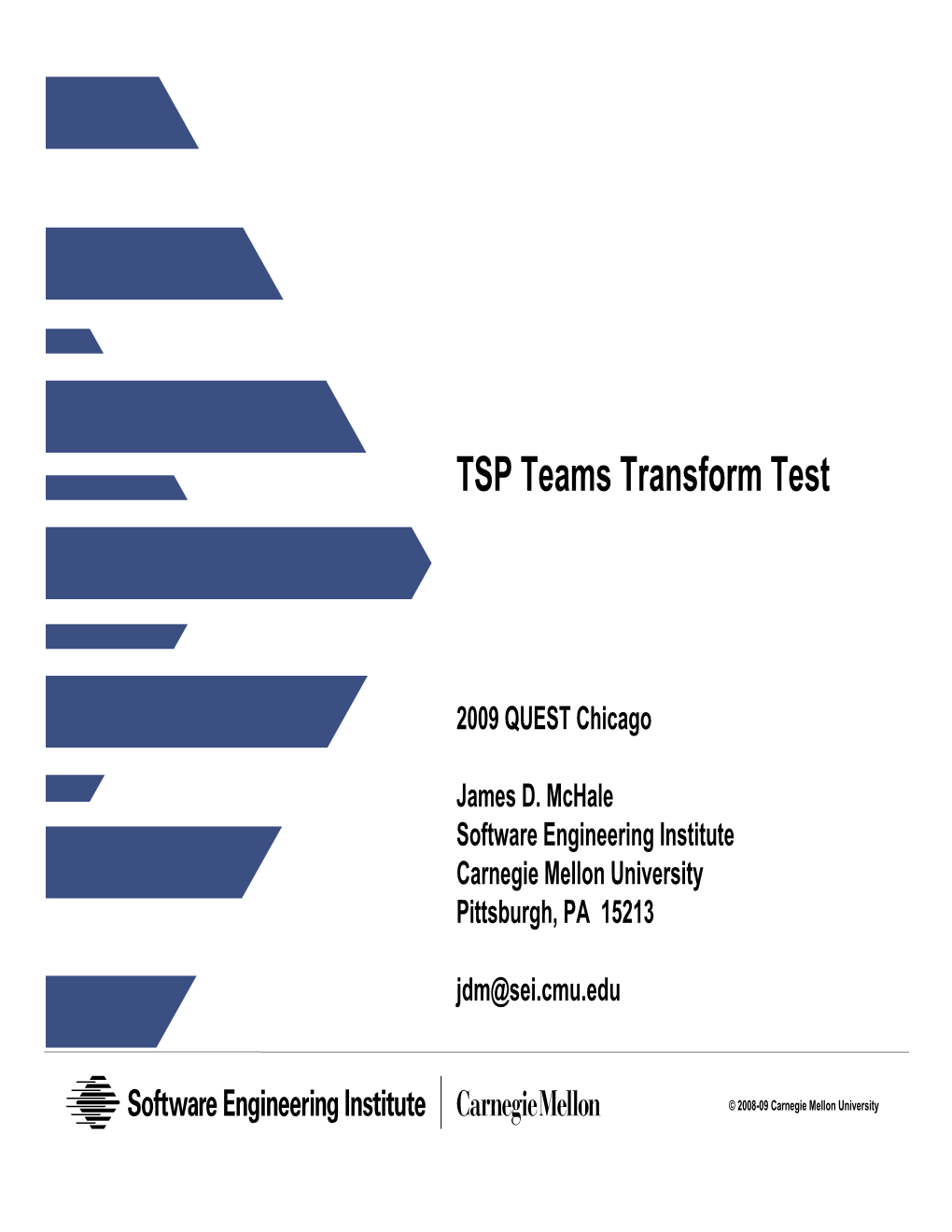 TSP Teams Transform Test