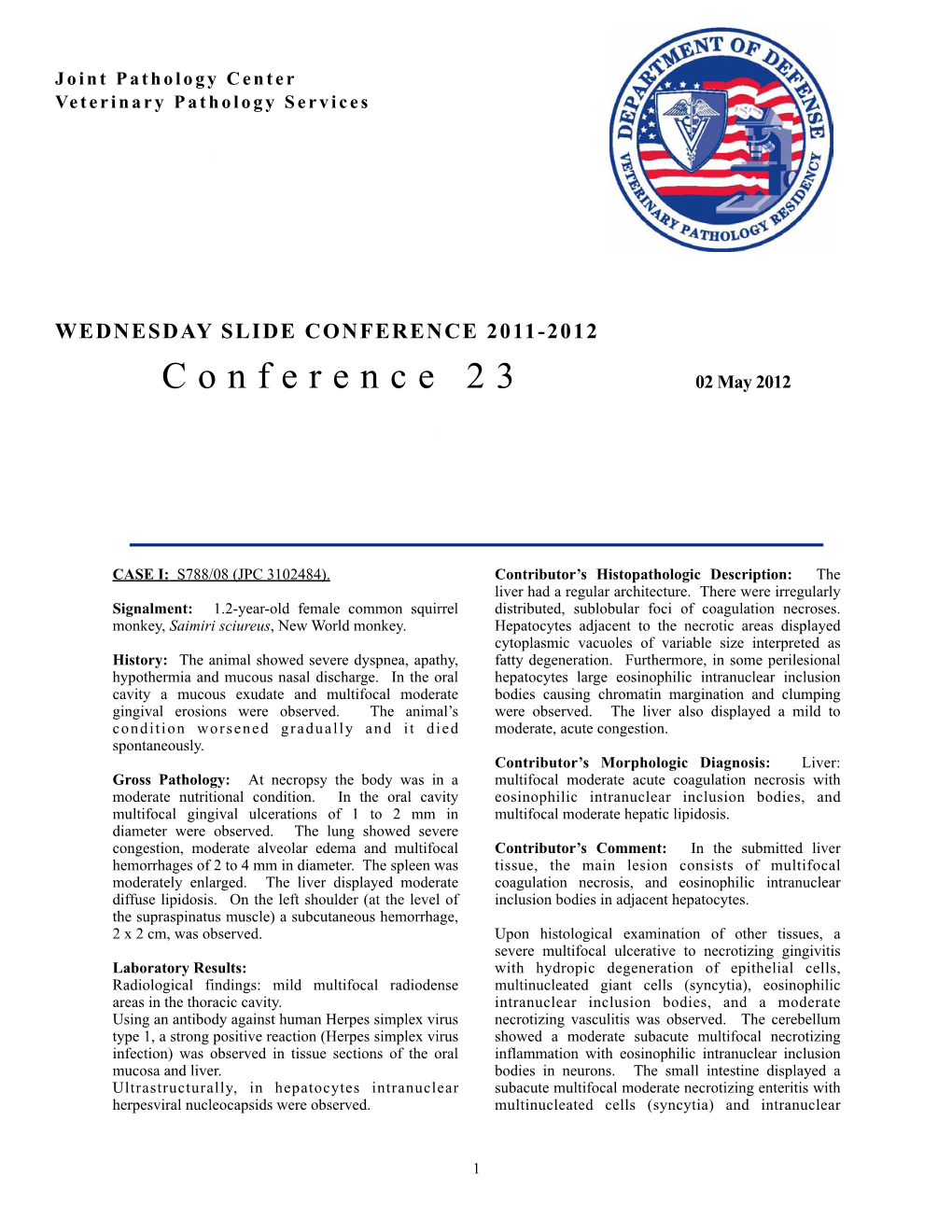 WSC 11-12 Conf 23 Layout