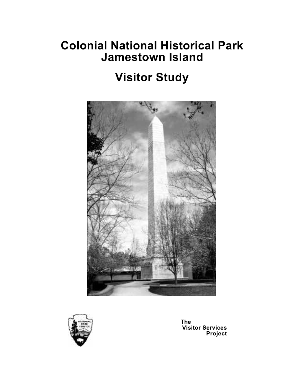 Colonial National Historical Park Jamestown Island Visitor Study