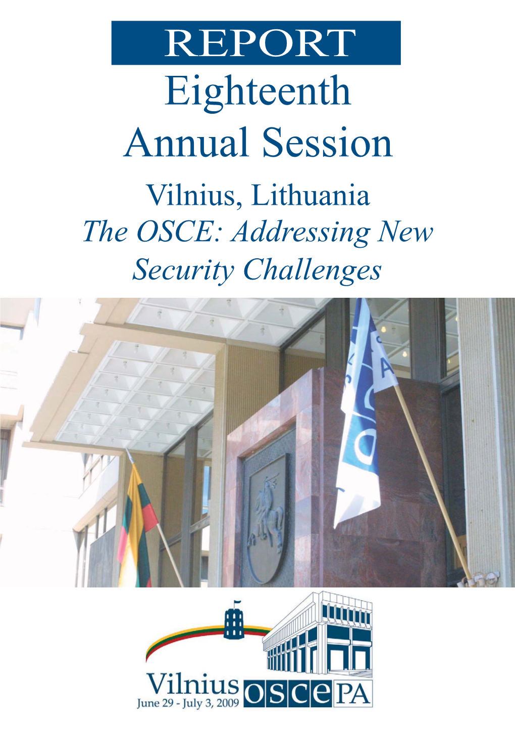 2009 Vilnius Report.Indd