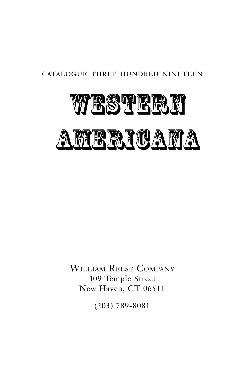 Western Americana