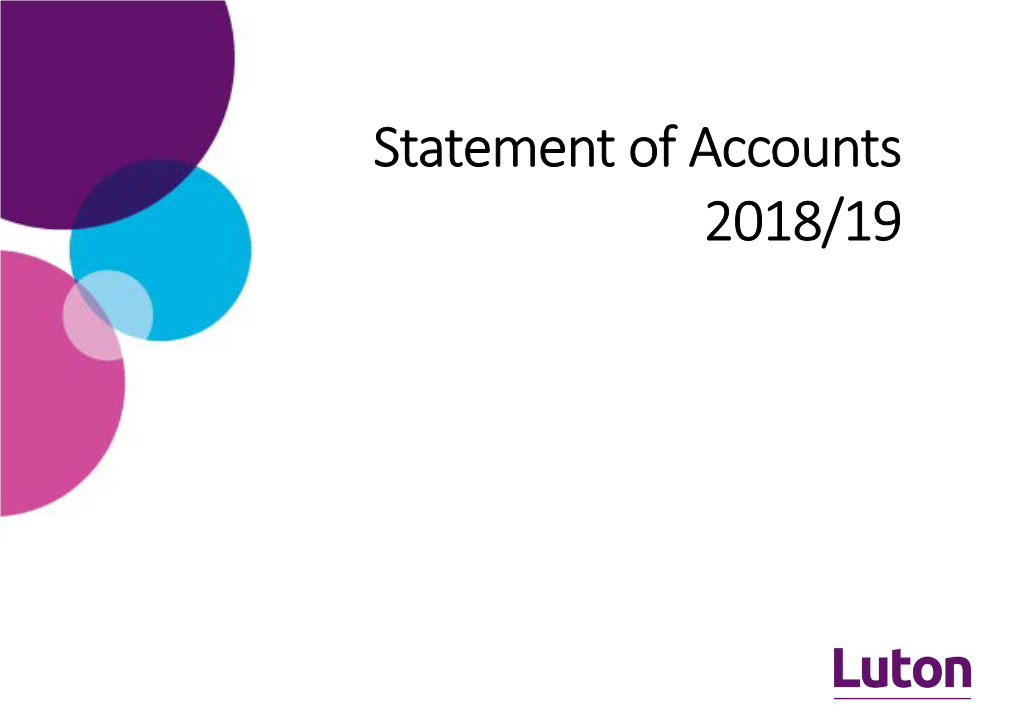 Statement of Accounts 2018/19