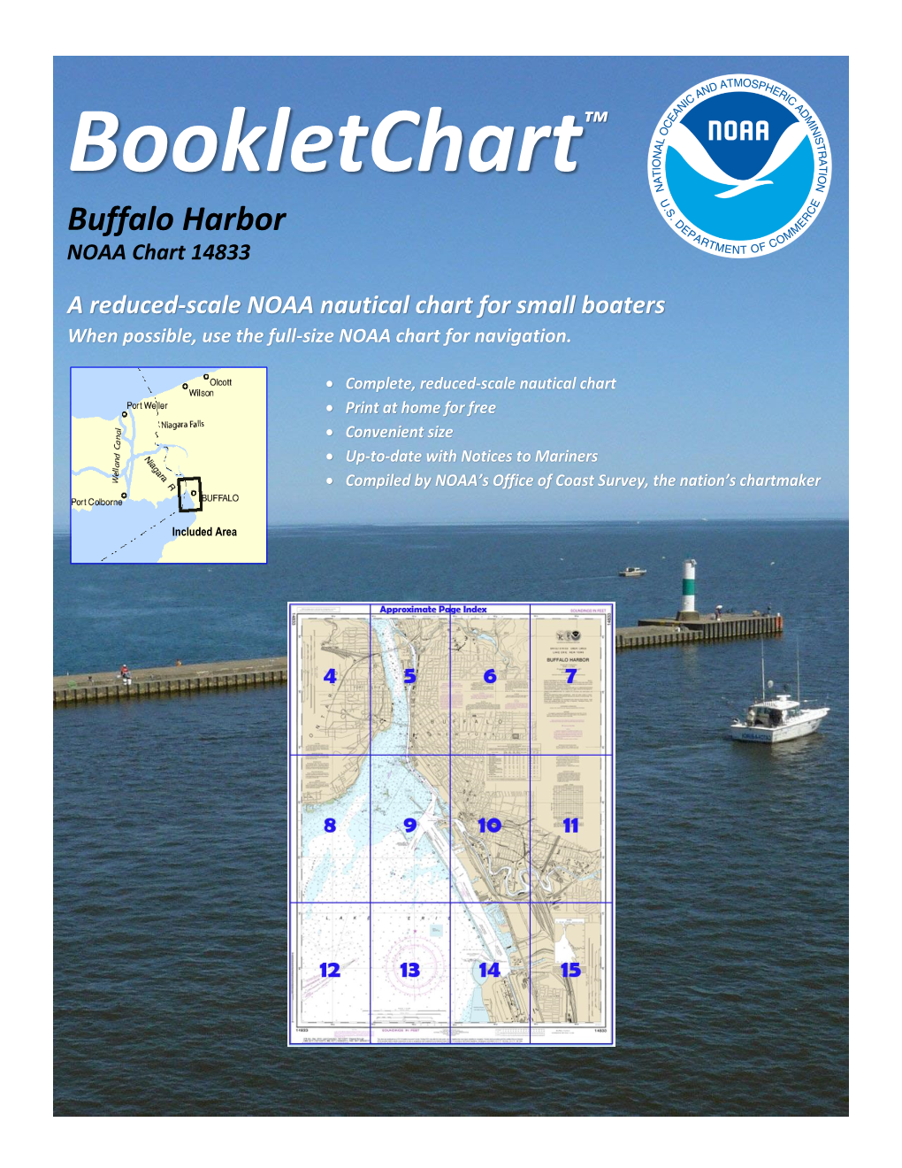 Bookletchart™ Buffalo Harbor NOAA Chart 14833