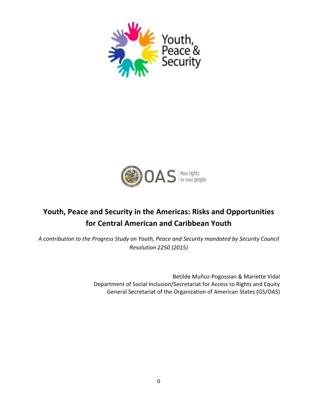 Risks and Opportunities for Central American and Caribbean Youth