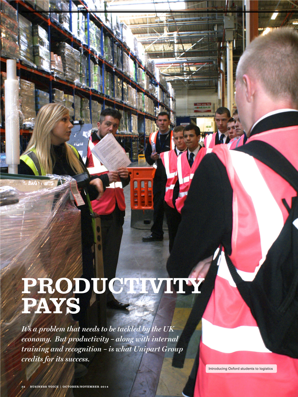 PRODUCTIVITY PAYS It’S a Problem That Needs to Be Tackled by the UK Economy