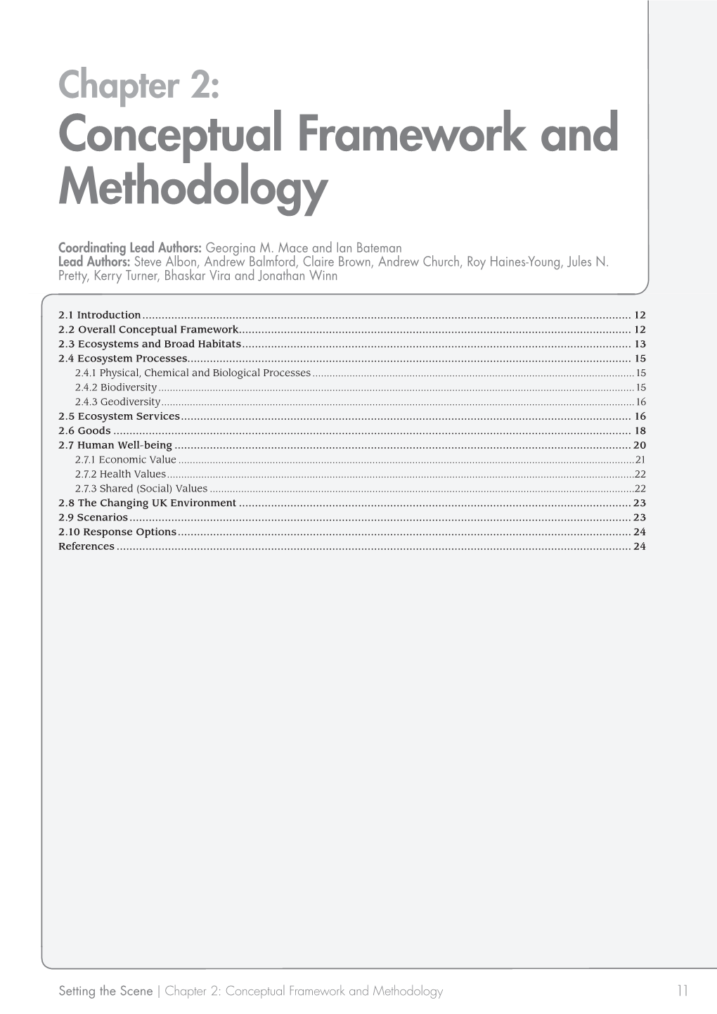 Conceptual Framework and Methodology
