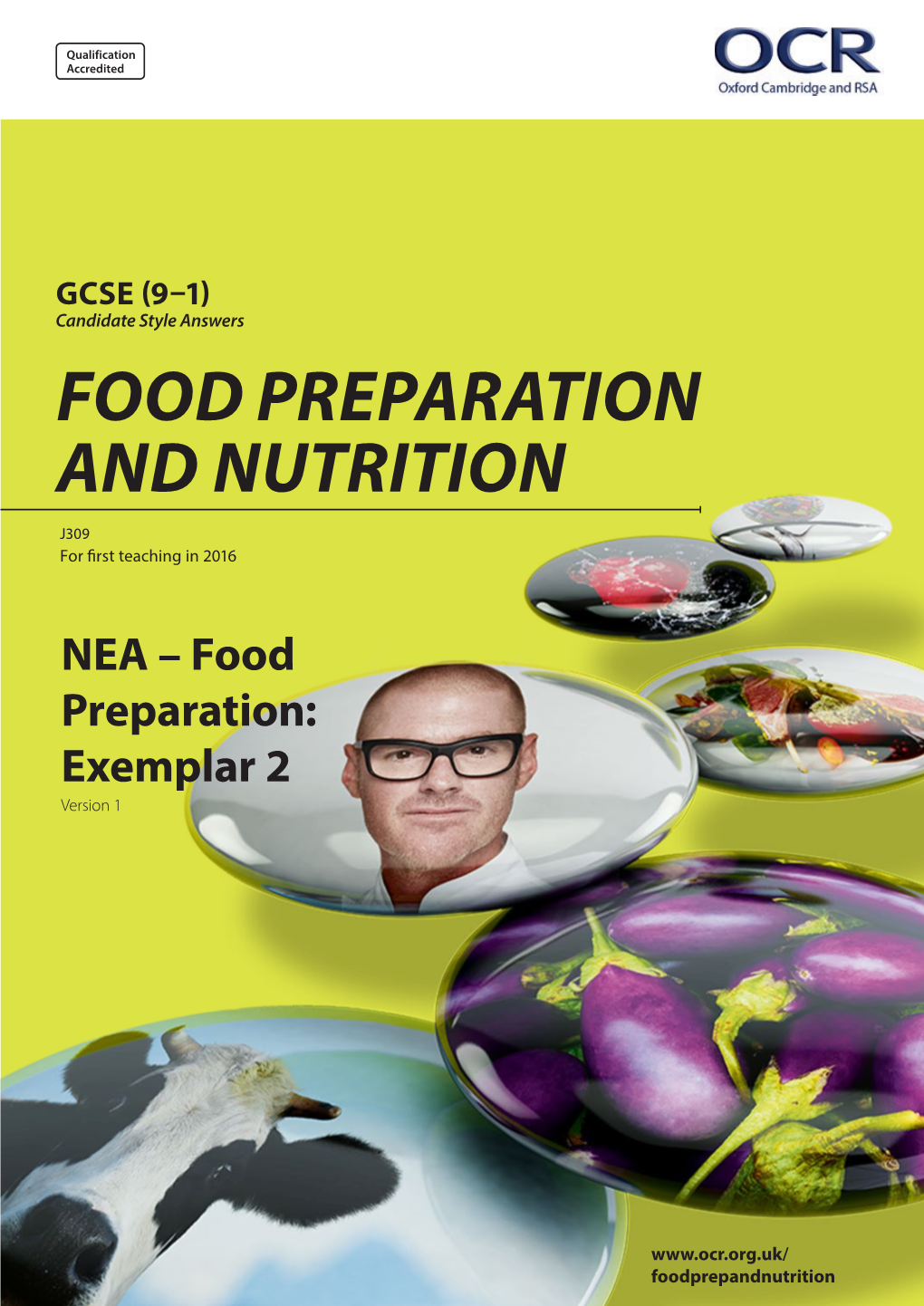 NEA Food Preparation: Exemplar 2