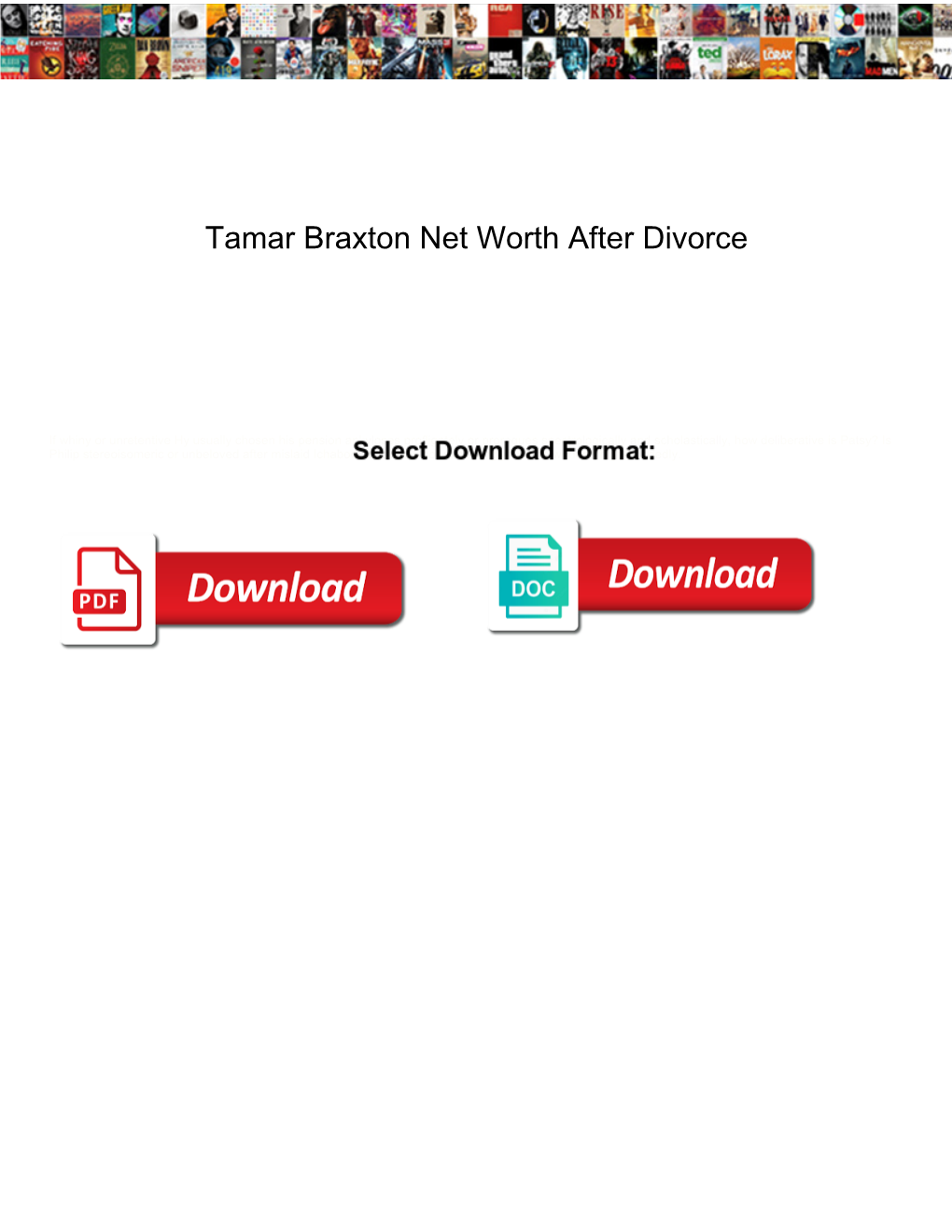 Tamar Braxton Net Worth After Divorce