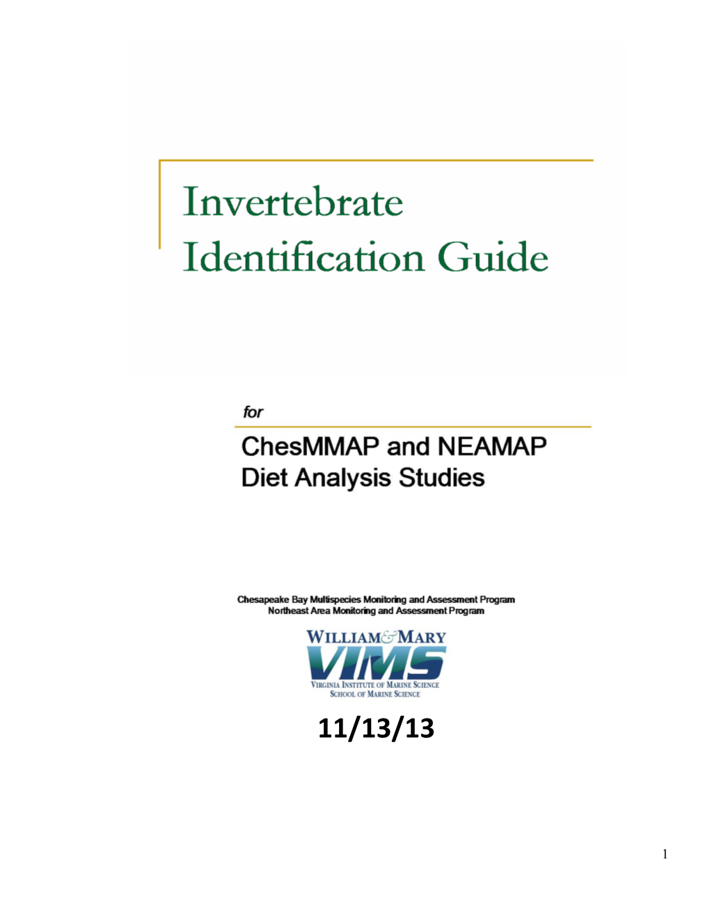 Invertebrate ID Guide