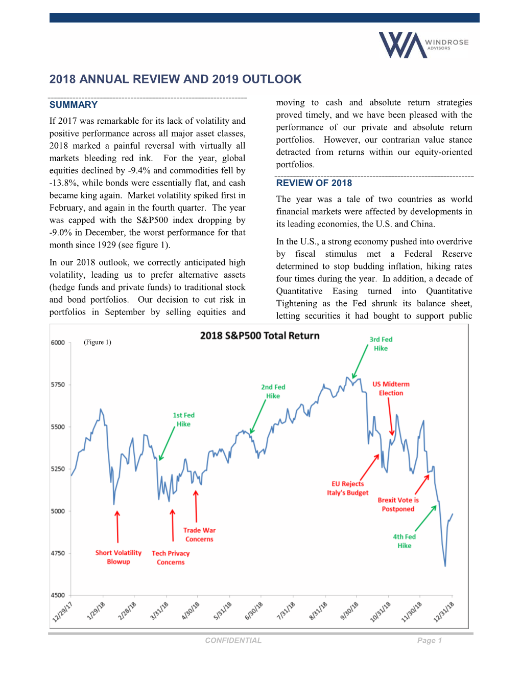 2018 Annual Review and 2019 Outlook