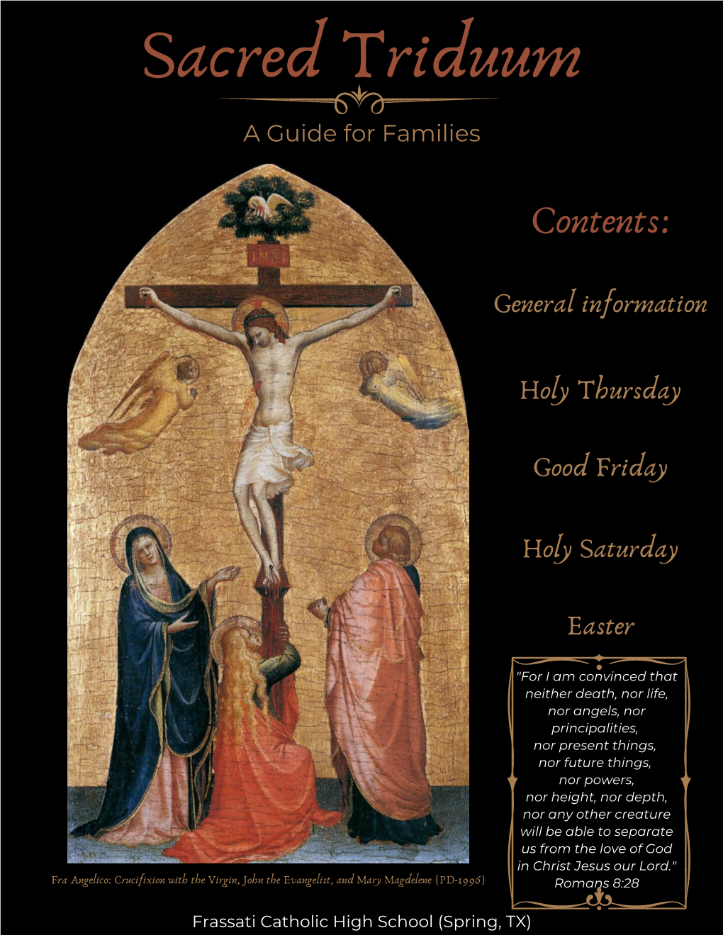Guide to the Triduum Final
